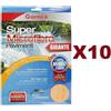 Vileda 10 PZ GAMEX PANNO SUPER MICROFIBRE PAVIMENTI 50x70CM FORMATO GIGANTE COLORI MIX