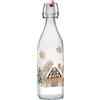 CERVE BOTTIGLIA VETRO CERVE COTTAGE DECORATA 1LT
