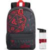 Does not apply Dungeons & Dragons Zaino Bambino Con Borraccia 500Ml, Set Zaino Scuola E Tempo L