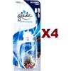 Glade 4 GLADE SENSE & SPRAY RICARICA DIFFUSORE OCEAN ADVENTURE DEODORANTE 18ML