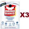 OMINO BIANCO 3 PZ OMINO BIANCO VIVO ADDITIVO EXTRA SBIANCANTE POLVERE 500GR TESSUTI BIANCHI