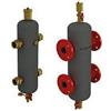 GIACOMINI R146I Separatore idraulico in acciaio filettato R146IY007 1 1/2 GIACOMINI