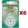 Air Wick 6 PZ RELEVI ASSORBIODORI FRIGO GEL CON ALGHE MARINE ASSORBE I CATTIVI ODORI