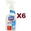LYSOFORM 6 PZ LYSOFORM DISINFETTANTE ANTICALCARE AZIONE BAGNO SPRAY 700ML ELIMINA CALCARE