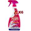 PULIRAPID 6 PZ PULIRAPID SPRAY ANTICALCARE ACETO SUPER POTENTE IGIENIZZANTE 500ML