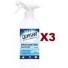 QUASAR 3PZ QUASAR PROFUMATORE MULTIUSO FRESH SPRAY 500ML PROFUMA DETERGE E SPOLVERA