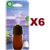 Air Wick 6 AIR WICK LAVANDA AMPOLLA RICARICA DIFFUSORE FRAGRANZE CON OLI ESSENZIALI 20ML