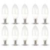 AREALED LAMPADINA CANDELA LED 10 PEZZI E14 4W LAMPADINA LAMPADA OLIVA FREDDA CALDA OPACA