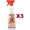 OLè 3 PZ OLE' RESSENZA BIANCA PROFUMA DEODORA IGIENIZZA DETERGE SPOLVERA SPRAY 750ML