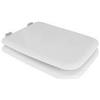Bemis COPRIWATER PER SERIE CONCA IDEAL STANDARD BIANCO IS CERNIERE CROMATE