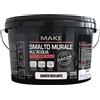 Does not apply DESIGN for YOU | Smalto Murale Super Resistente, 4 Litri, Bianco Lucido, Base Ac
