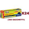 DOMOPAK 360 SACCHI SPAZZATURA DOMOPAK SPAZZY PRENDISAC DOPPIO STRATO 52x60CM +MANICI 30L