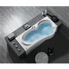COLACRIL VASCA 170X70/85 STAR TELAIO PANNELLO IDROMASSAGGIO WHIRLPOOL CROMOTERAPIA