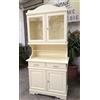VETRINA CRISTALLIERA CREDENZA COLORE AVORIO CUCINA SOGGIORNO VARI COLORI