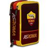 Does not apply as Roma Astuccio Scuola Elementare 3 Scomparti, Gallo Rosso, Completo Di Matite,