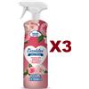 COCCOLATEVI 3 PZ COCCOLATEVI CASA E TESSUTI ESSENZA PER AMBIENTE ROSA E GERANIO SPRAY 750ML