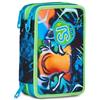 Seven Astuccio 3 ZIP Seven SJ GANG BOY AIR Tiger con Accessori Giotto Scuola