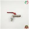 Riv Rubinetto giardino 1 pollice a sfera 1 2 3/4" per esterno giardinaggio fontana