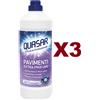 QUASAR 3 PZ QUASAR PAVIMENTI EXTRA PROFUMO ZERO ALONI SENZA RISCIACQUO 1LT