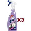 VETRIL 3 PZ VETRIL VETRI E SPECCHI TECNOLOGIA ASCIUGA RAPIDO ANTI ALONI 650ML