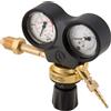 OXYTURBO RIDUTTORE PRESSIONE ARGON 2 MANOMETRI PROF. ATTACCO MASCHIO max 4 bar in uscita