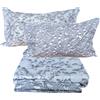 COGAL Lenzuola Matrimoniali Cotone Completo letto COGAL EDEN Set Matrimoniale 2 piazze