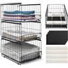 Does not apply Set Di 3 Cassetti per Armadio Interno Organizer Armadio Rigido Cassettiera Armad