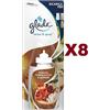 Glade 8 PZ GLADE SENSE & SPRAY RICARICA SANDALWOOD & JASMIN DEODORANTE AMBIENTE 18ML