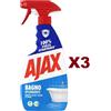 Ajax 3 PZ AJAX BAGNO SPLENDENTE RIMUOVE CALCARE E RESIDUI DI SAPONE SPRAY 600ML