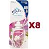 Glade 8 PZ GLADE SENSE & SPRAY RICARICA DIFFUSORE LAVANDA DEODORANTE 18ML