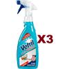 VETRIL 3 PZ VETRIL SPRAY VETRI &MULTIUSO CON ALCOOL AZIONE IGIENIZZANTE 650ML