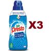 BIO PRESTO 3 PZ BIO PRESTO BUCATO A MANO LIQUIDO 750ML SMACCHIA PRESTO GIà IN ACQUA FREDDA