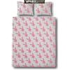 Playboy PLAY BOY. Completo letto, Lenzuola - BUNNY ALL OVER. 100% Cotone. Matrimoniale.