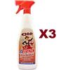 OLè 3 OLE' RESSENZA BORDEAUX PROFUMA DEODORA IGIENIZZA DETERGE SPOLVERA SPRAY 750ML