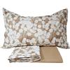 Fazzini Completo lenzuola matrimoniale set letto in morbida flanella Fazzini Lunaria