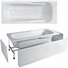 COLACRIL VASCA ASTRA 140X70 CON TELAIO PANNELLO FRONTALE E LATERALE SENZA IDROMASSAGGIO