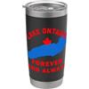 LAKE ONTARIO PRIDE by Scarebaby Design LAGO ONTARIO PER SEMPRE E SEMPRE con Mappa Bicchiere termico in acciaio inox doppia parete
