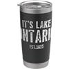 Lake Ontario Canada Vintage Lake Life It's Lake Ontario EST 1615 Vintage Canada Lakes Pride Bicchiere termico in acciaio inox doppia parete