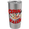 Clever Witty Cereal Designs Killer di cereali per gli amanti dei cereali Bicchiere termico in acciaio inox doppia parete