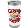 Clever Witty Cereal Designs Killer di cereali per gli amanti dei cereali Bicchiere termico in acciaio inox doppia parete