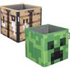 Phoenix Minecraft, set di 2 scatole portaoggetti in tessuto con testa a rampicante
