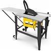 FEMI JOB LINE FM36-528 - Sega da Banco DM315 - Motore a Induzione 2000W - Disco 315mm Widia Inclinabile 45° - Tavolo Zincato con Estensioni - Base con Maniglie e Ruote