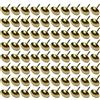 cyclingcolors 100 x Upholstery Studs 11 mm Gold Gold Decorative Furniture Sofa Chair Bed Chair Renovation Brass Finish
