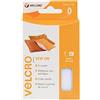 VELCRO Brand Dischetti riapribili da cucire 20mm x 1m Bianco