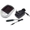 PowerSmart Caricabatteria + Auto Cavo per Samsung HMX-W300 HMX-W350 SMX-C100GP SMX-C10FP