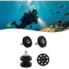 for vite plastica nera 1/4 pollice 10 mm per for fotocamera custodia
