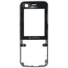 compatibile nokia FRONTNOK6124-N Guscio frontale per Nokia 6124 Classic Nero - logo Vodafone