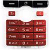 compatibile sonyericsson KEYPADERIK750-RN Tastiera Keypad per SonyEricsson K750 Black Red