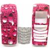 compatibile nokia HNOK6610-GR Guscio per Nokia 6610 Gocce Rosa