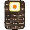 compatibile nokia RTONOK7370-M Tastiera Keypad per Nokia 7370 Brown